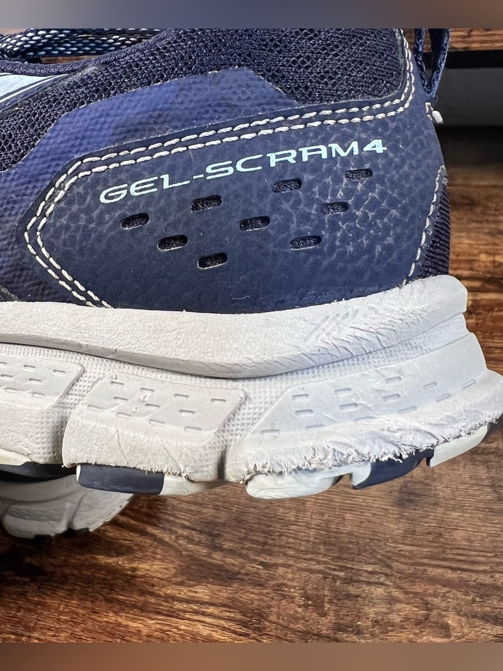 Asics Gel-Scram4 Running Shoes Sneakers Blue Athletic Workout Women's 8.5 - Picture 8 of 10